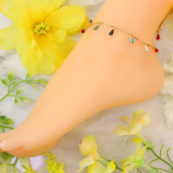 Minimalist Anklet, Sleek & Modern Design, Women’s Fashion, YC110130-A - Picture 2 of 10